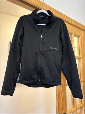 SportHill Men’s Black Performance Softshell Jacket